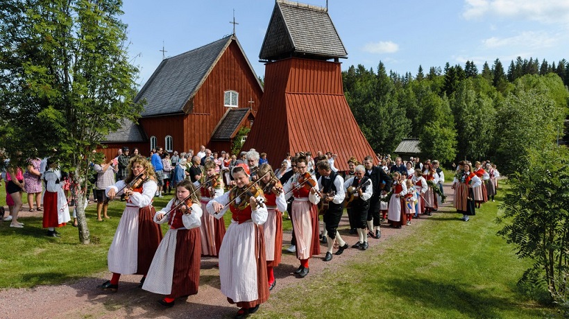 Midsommar in Dalarna