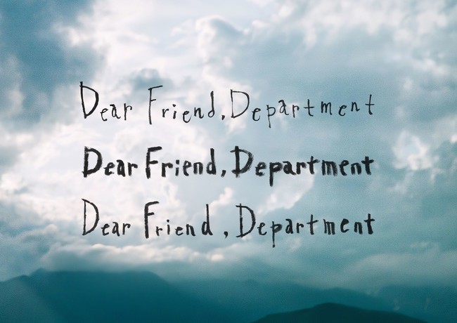 衣食住遊知をテーマにした「Dear Friend, Department」