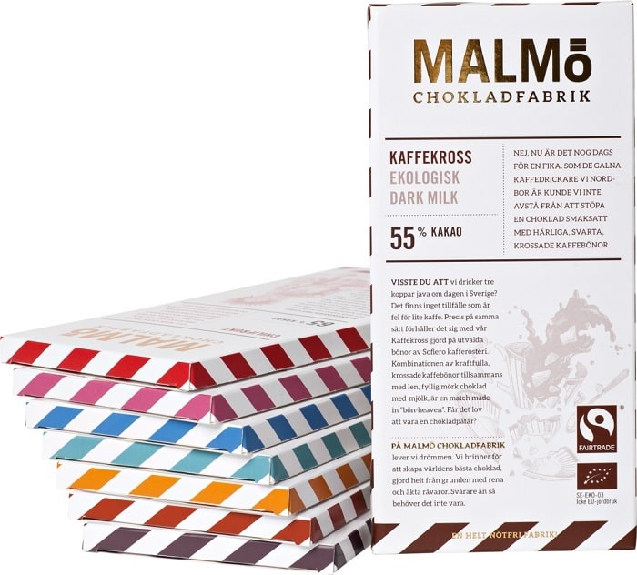 Malmö Chokladfabrik ブリックチョコレート 各1,404円
