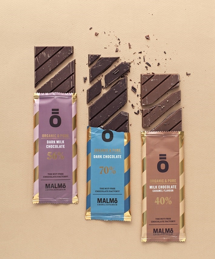 Malmö Chokladfabrik チョコレートバー 各702円