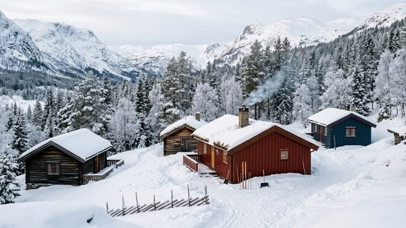 ノルウェーの山小屋ヒュッテ（Hytte）